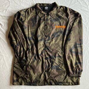 Thrasher Camouflage Skategoat 666 Skateboarding Windbreaker Jacket - Men's Large